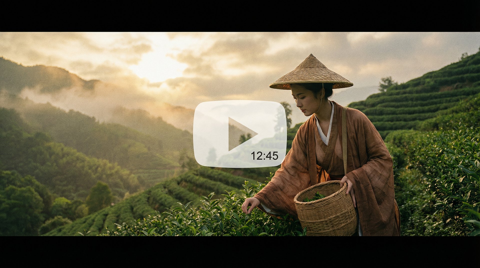 草莓视频植物视频春日茶园采茶记
